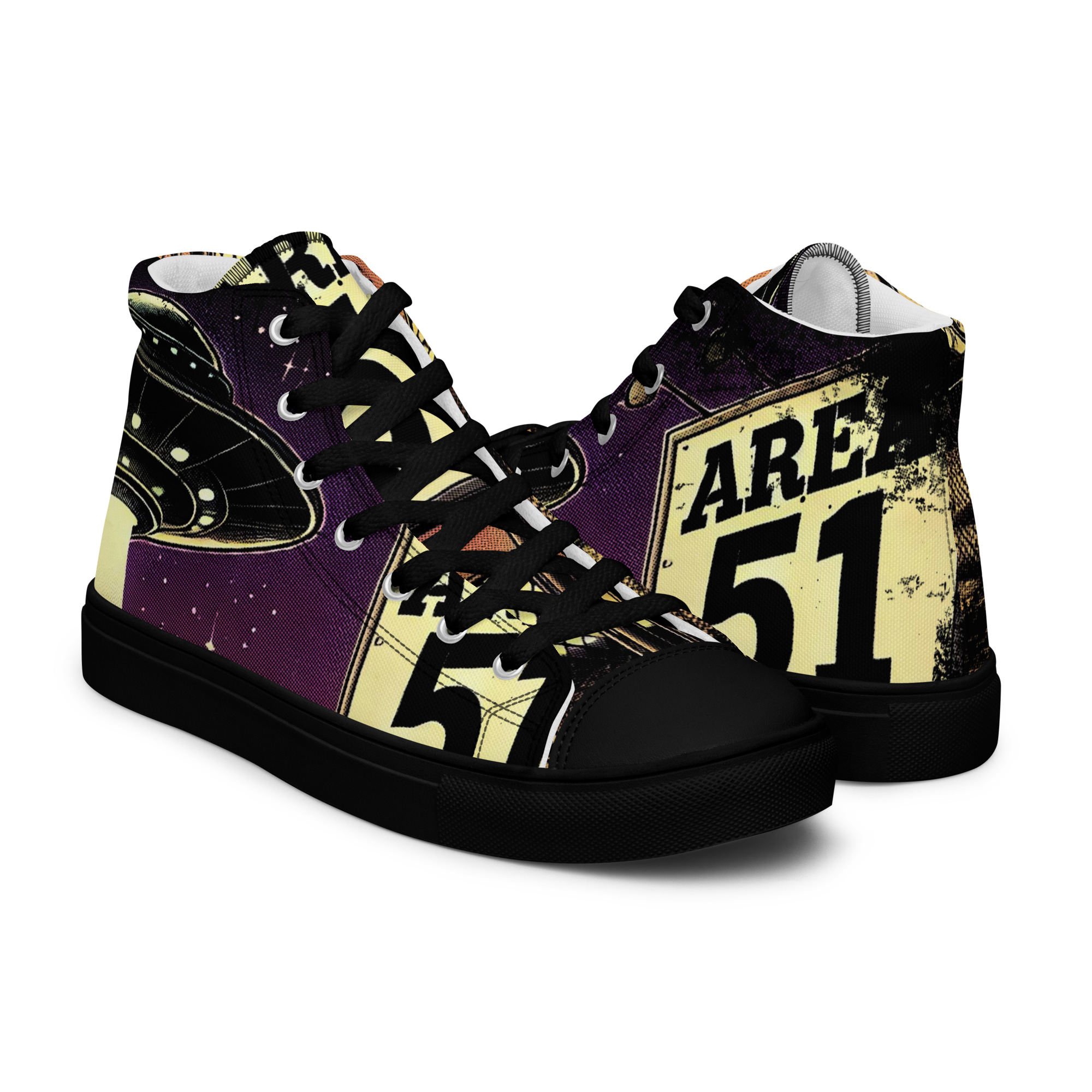 Men’s high top canvas shoes AREA 51